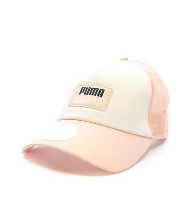 Casquette blanche/rose femme puma trucker - taille unique