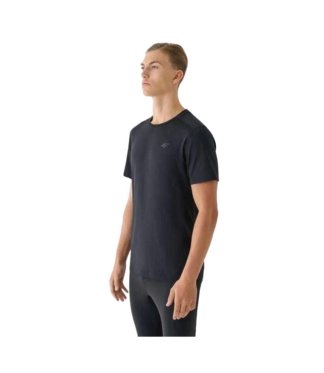 T-shirt Motif/style Logo Homme Noir 4F-4