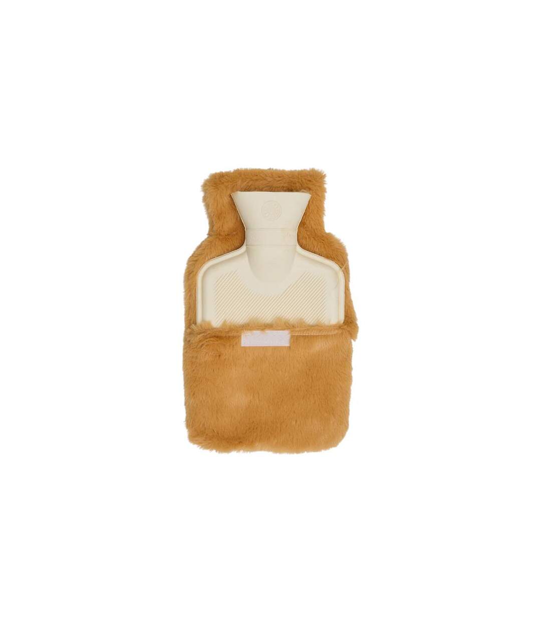 Bouillotte Imitation Fourrure Capybara 1L Marron-3