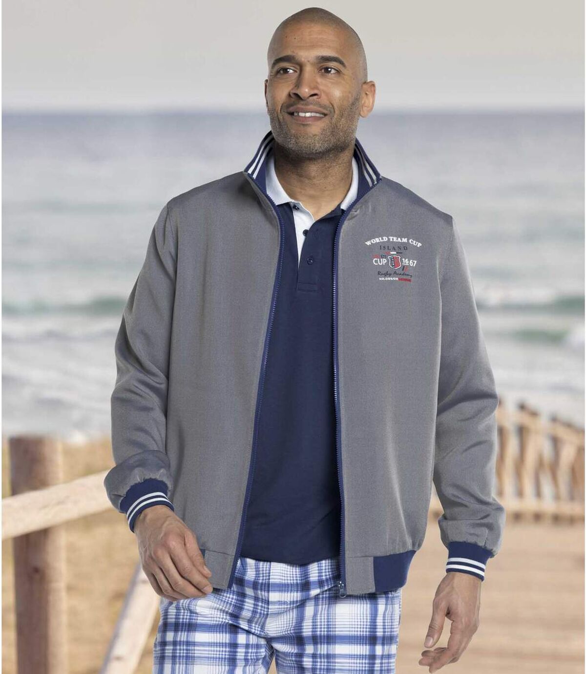 Men's Lightweight Microfiber Jacket - Water-Repellent Atlas For Men