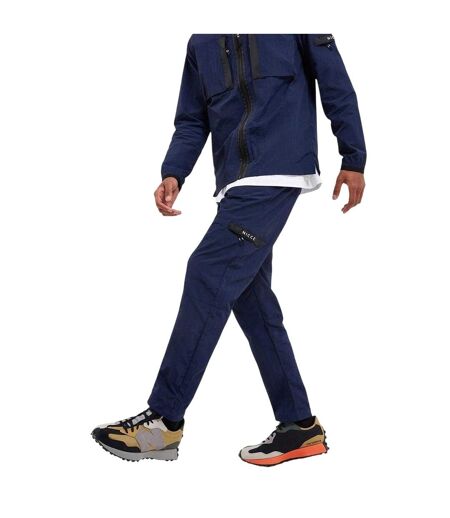 Mens Java Cargo Trousers Prussian Blue Nicce