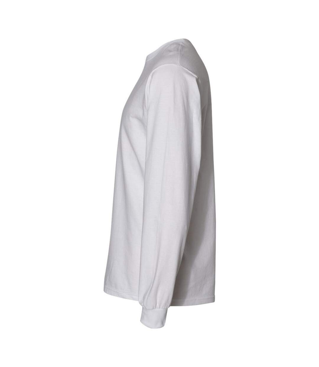 T-shirt Manches Longues Hammer Adulte Blanc Gildan-3