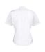 Womens/ladies Short-sleeved Pilot Shirt White Premier-2