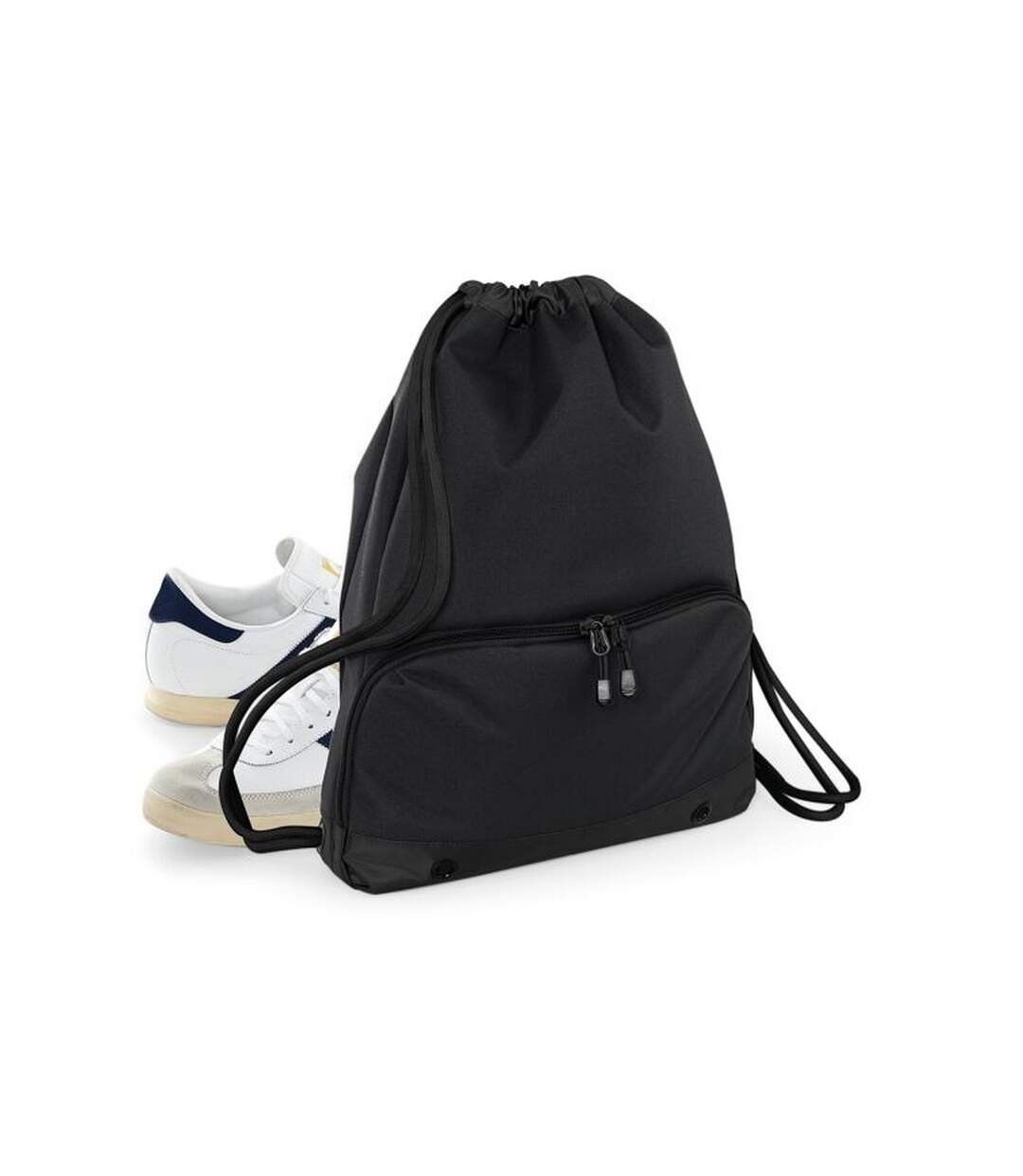 Sac à cordon athleisure taille unique noir Bagbase-2