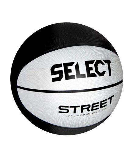 Ballon De Basket Street Taille 7 Blanc Noir Select