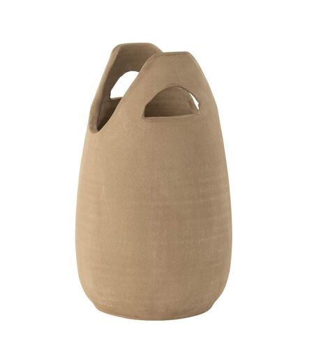 Vase Déco avec Anses Pure Nature 40cm Beige