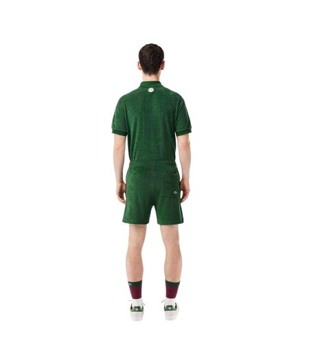 Mens Rolandgarros Edition Fleece Tennis Shorts Green Lacoste