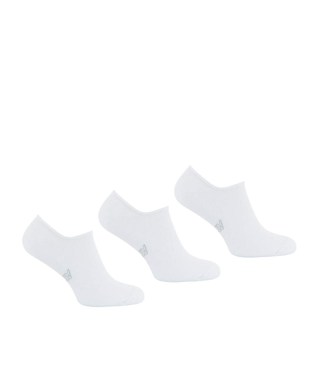 Lot de 3 paires de chaussettes invisibles Ecopack