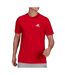 T-Shirt rouge homme adidas frt-1