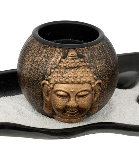 Jardin Zen Déco Shamy 37cm Bleu