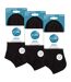 9 Pack Mens Diabetic Trainer Socks | Non Elastic Extra Wide Ankle Socks-2