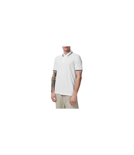 Mens Regular Short-sleeved Polo Shirt White Ted Baker