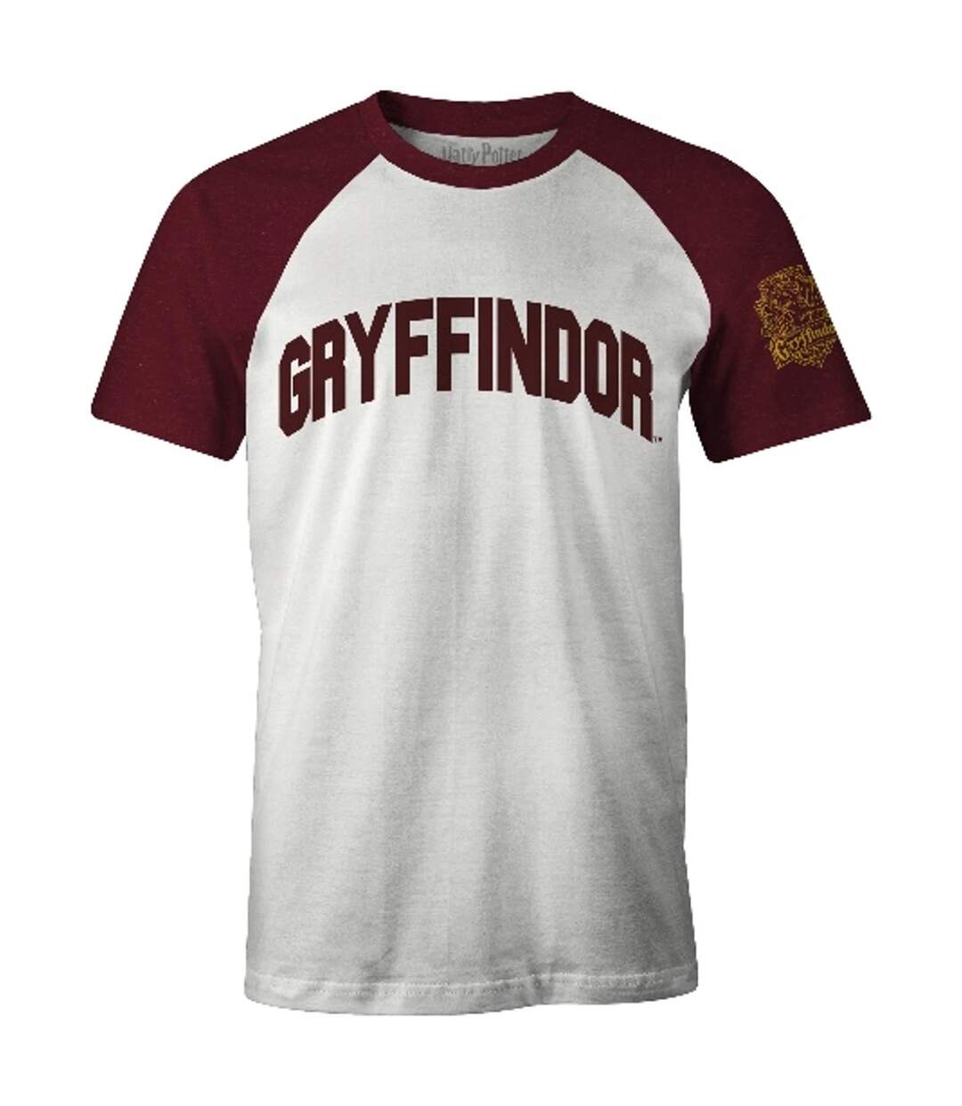 T-shirt Motif/style Gryffondor Homme Blanc Rouge Harry Potter-1