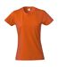T-shirt Femme Orange Sang Clique-1