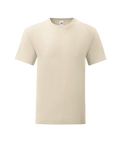 T-shirt manches courtes iconic homme beige pâle Fruit of the Loom