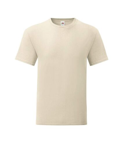 T-shirt manches courtes iconic homme beige pâle Fruit of the Loom Fruit of the Loom