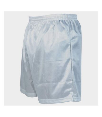 Precision Unisex Adult Micro-Stripe Football Shorts (White)