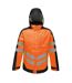 Regatta Mens Hi-Vis Waterproof Insulated Reflective Jacket (Orange/Navy) - UTRG4533