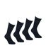 Lot de 4 paires de chaussettes mi-hautes Fil d'Ecosse homme Fait en France Eminence-2