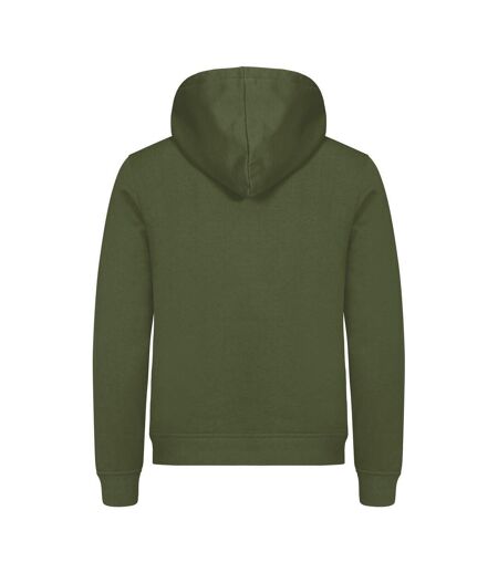 Sweat À Capuche Miami Adulte Vert Militaire Clique
