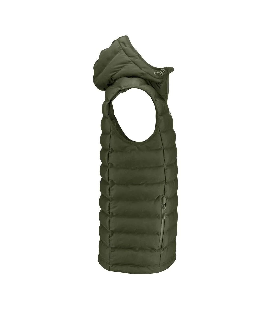 Doudoune Sans Manches Woodlake Heights Homme Vert Kaki Foncé James Harvest-4