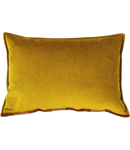 Paoletti Delano Cushion Cover (Ochre Yellow/Blush Pink) - UTRV2025