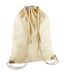 Cotton Drawstring Bag One Size Natural Westford Mill-1