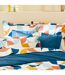 Taie d'oreiller percale de coton MODULO-5
