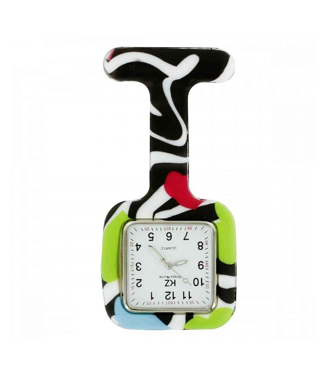 Montre Infirmière Silicone Couleur KRAZY 81