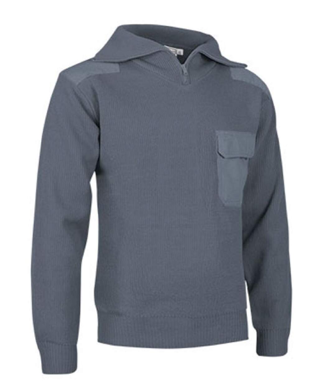 Pull épais col camionneur - Homme - REF DRIVER - gris-1