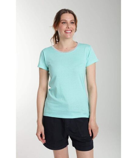 Tee Shirt Col Rond Lurex Manches Courtes Femme Tee Summer Carage() | Gerard Pasquier Avec Col Rond |