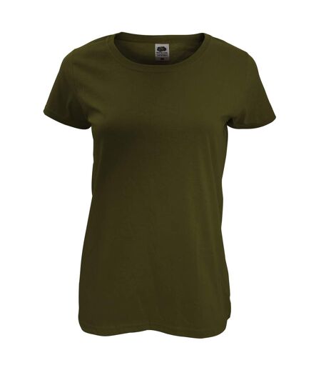 Fruit Of The Loom - T-shirt à manches courtes - Femme (Olive) - UTRW4724