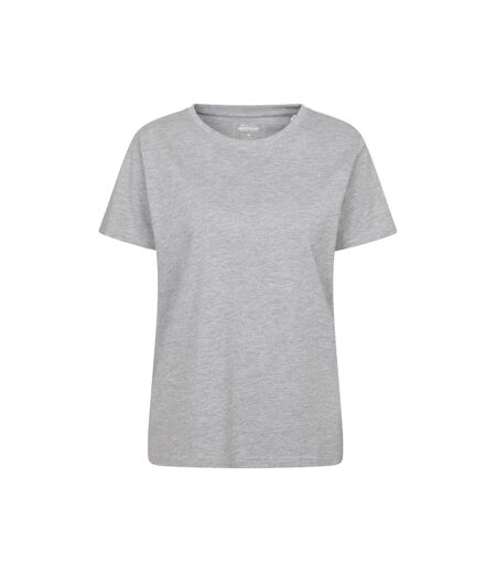 T-shirt basic femme gris clair Mountain Warehouse
