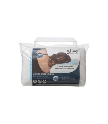 Oreiller Ergonomique Gel Box 30x50cm Blanc