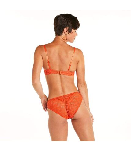 Soutien-gorge ampliforme coque moulée orange Sarong