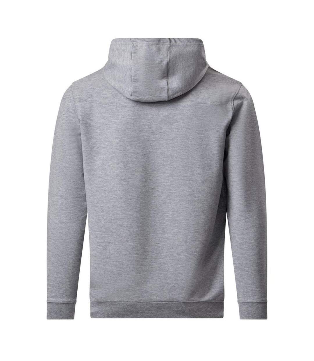 Mens Victory Loopback Hoodie Grey Melange Gym King-2