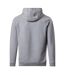 Mens Victory Loopback Hoodie Grey Melange Gym King-2