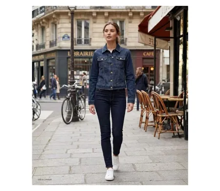 MAYFLOWER PF360 – Blouson en jean léger pour femme : la liberté de mouvement absolue