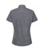 Regatta Womens/Ladies Mindano VII Blossom Short-Sleeved Shirt (Seal Grey) - UTRG8784