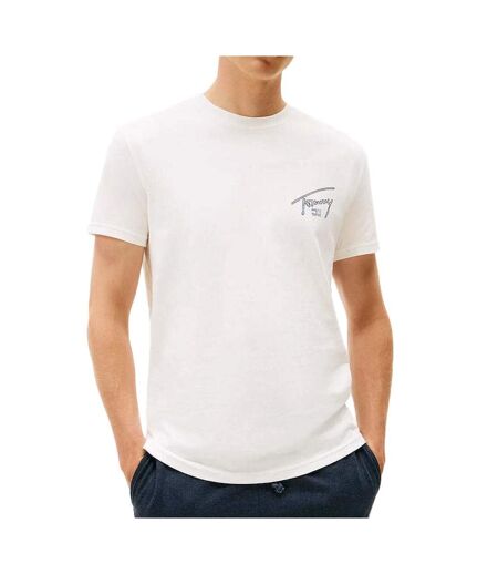 T-Shirt blanc homme tommy hilfiger backpri