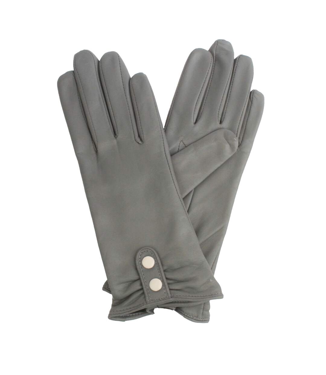 Gants d'hiver hope gris / blanc cassé Eastern Counties Leather-1