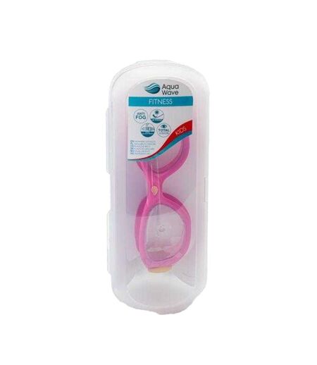 Childrens/kids Shelly Swimming Goggles Yellow Pink Aquawave