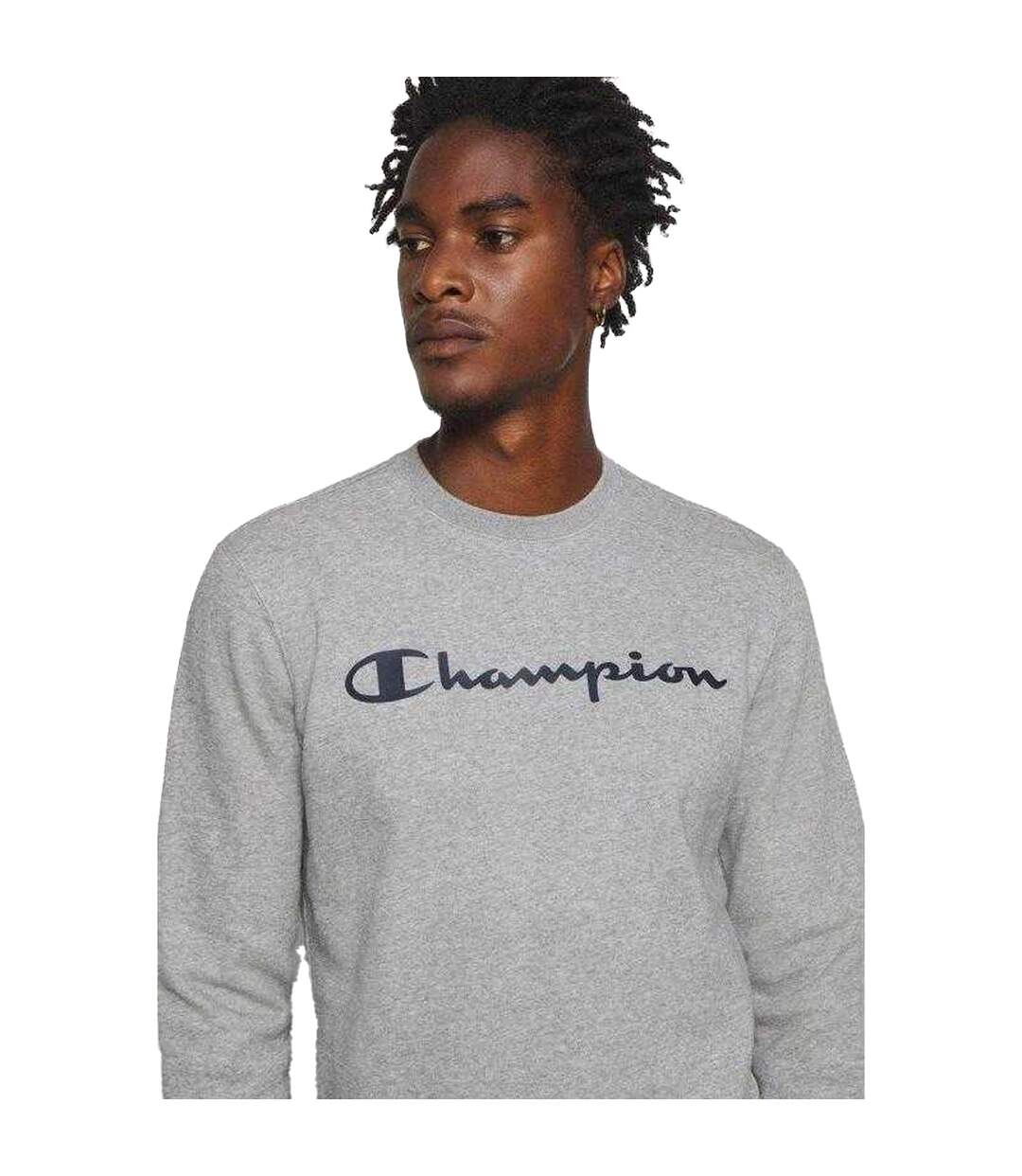 Sweat Motif/style Logo Homme Argenté Champion-4