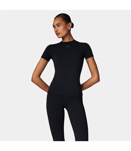 T-shirt Motif/style Emblème Femme Noir Couture Club