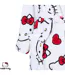 Womens/ladies 3d Ears Fleece Robe White Red Black Hello Kitty-2