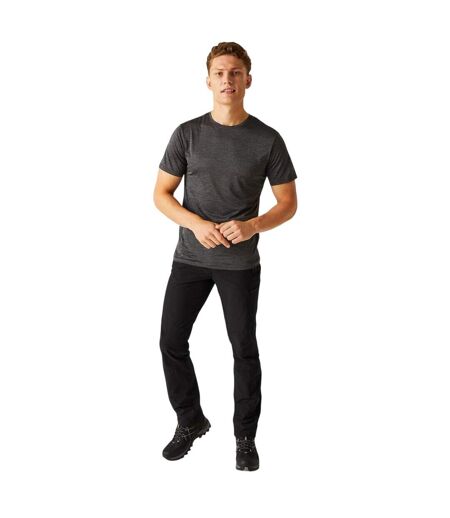 Pantalon Uni À Taille Semi-élastiquée Highton Homme Noir Regatta