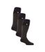 Men's Thermal Striped Ski Socks | High Quality Heat Holders Extra Long Socks-1