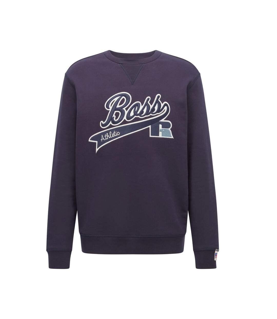 Mens Stedman Athletic Sweatshirt Navy Boss X Russel-1