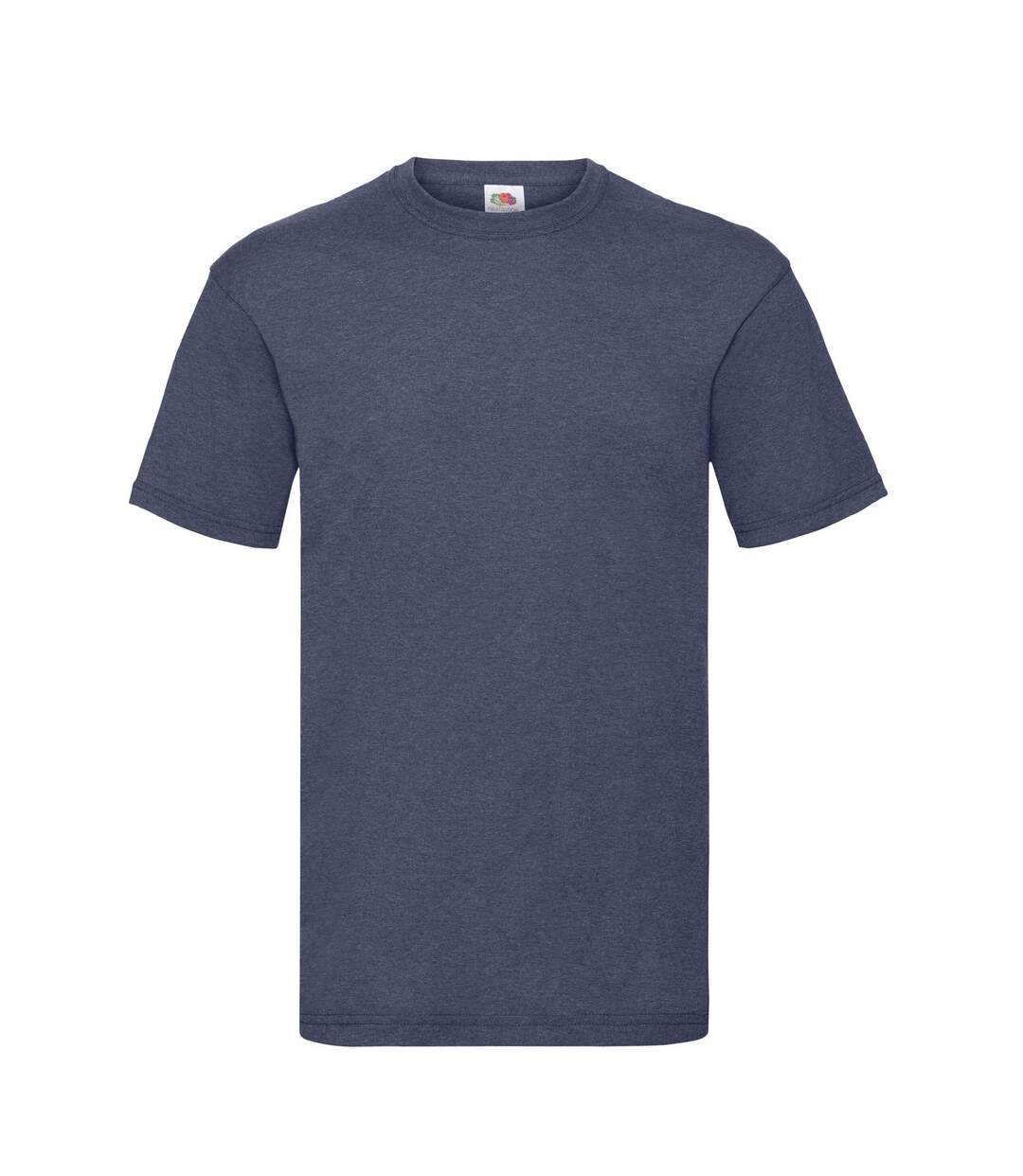 T-shirt Valueweight Adulte Bleu Marine Chiné Rétro Fruit Of The Loom-1