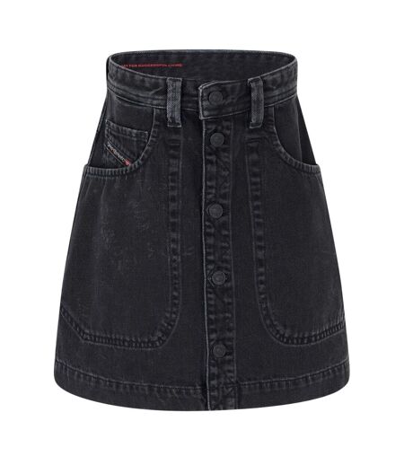 Mini Jupe Femme Noir Gris Bleu Denim Diesel